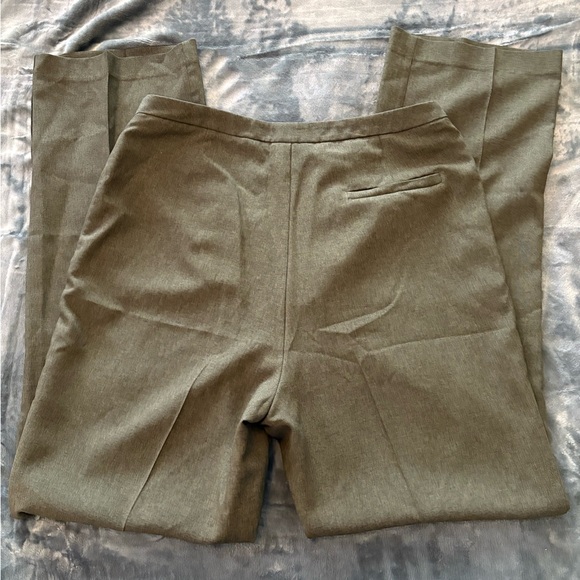 New York & Company City Stretch Pants in Olive Slacks Trousers Size 8 - Picture 4 of 5